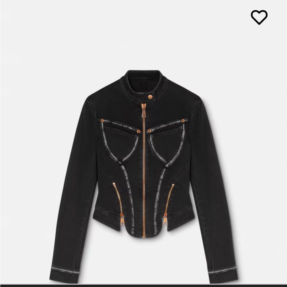 Versace DENIM BIKER JACKET